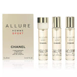 CHANEL-ALLURE HOMME SPORT edt spray refil 3 x 20 ml-DrShampoo - Perfumaria e Cosmética