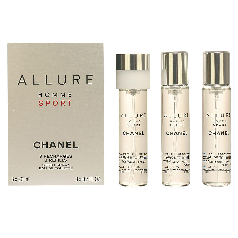 CHANEL-ALLURE HOMME SPORT edt spray refil 3 x 20 ml-DrShampoo - Perfumaria e Cosmética