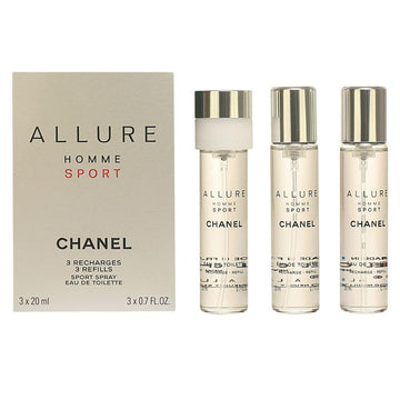 CHANEL-ALLURE HOMME SPORT edt spray refil 3 x 20 ml-DrShampoo - Perfumaria e Cosmética Main image