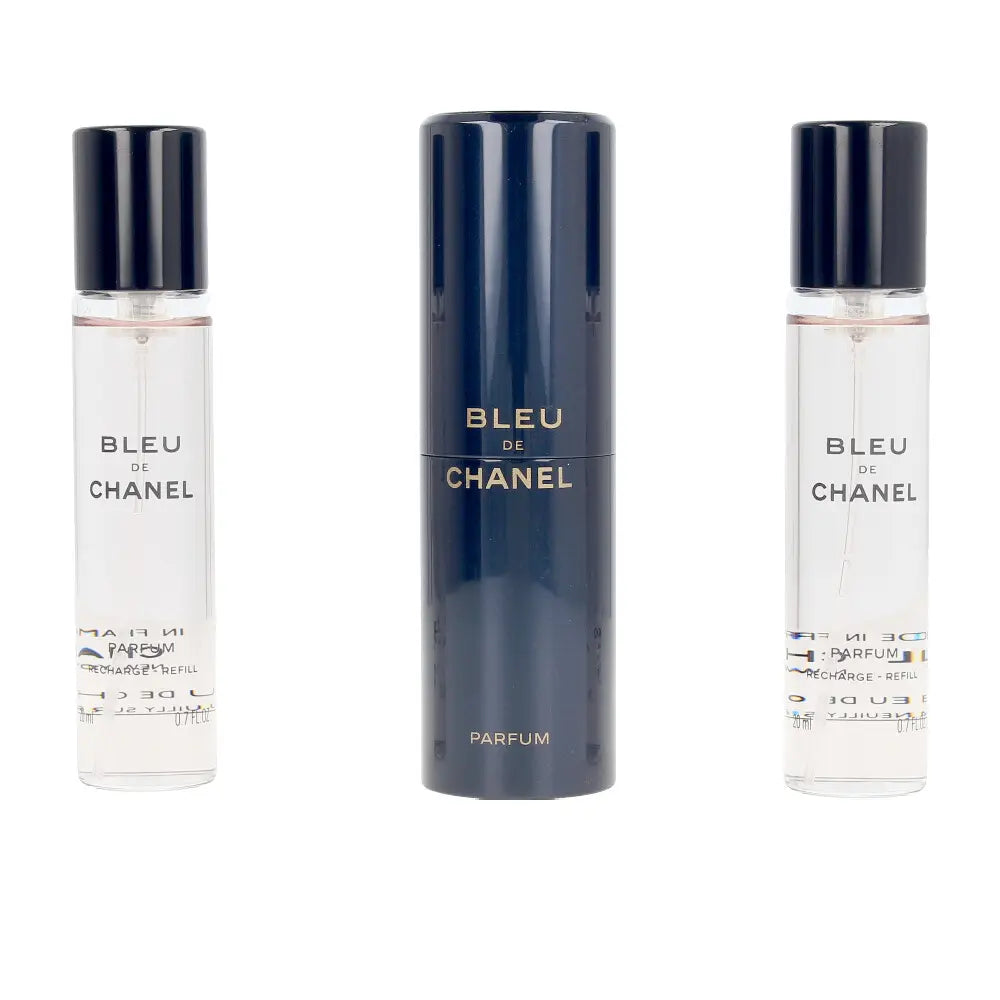 CHANEL-BLEU edp spray twist & spray 3 recargas x 20 ml-DrShampoo - Perfumaria e Cosmética