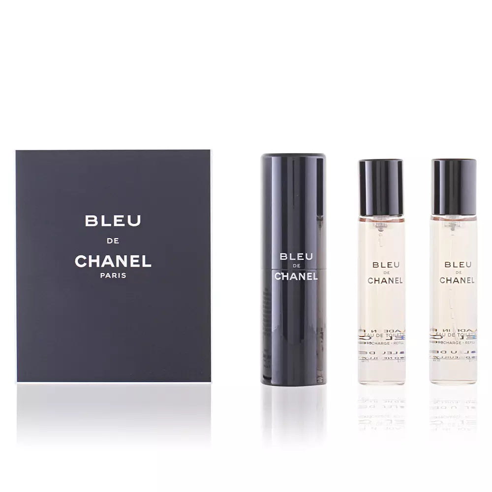 CHANEL-BLEU edt spray recarregável 3 x 20 ml-DrShampoo - Perfumaria e Cosmética