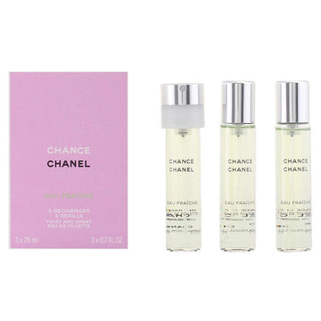 CHANEL-CHANCE EAU FRAÎCHE edt spray twist & spray 3 recargas x 20 ml-DrShampoo - Perfumaria e Cosmética Main image