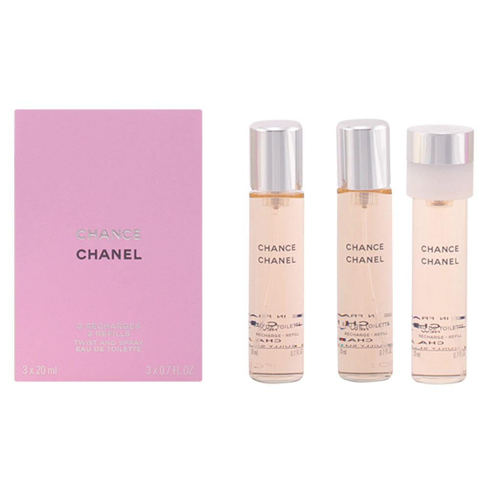 CHANEL-CHANCE edt spray twist & spray 3 recargas x 20 ml-DrShampoo - Perfumaria e Cosmética