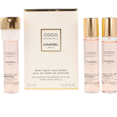 CHANEL-COCO MADEMOISELLE edp spray twist & spray 3 recargas x 7 ml-DrShampoo - Perfumaria e Cosmética