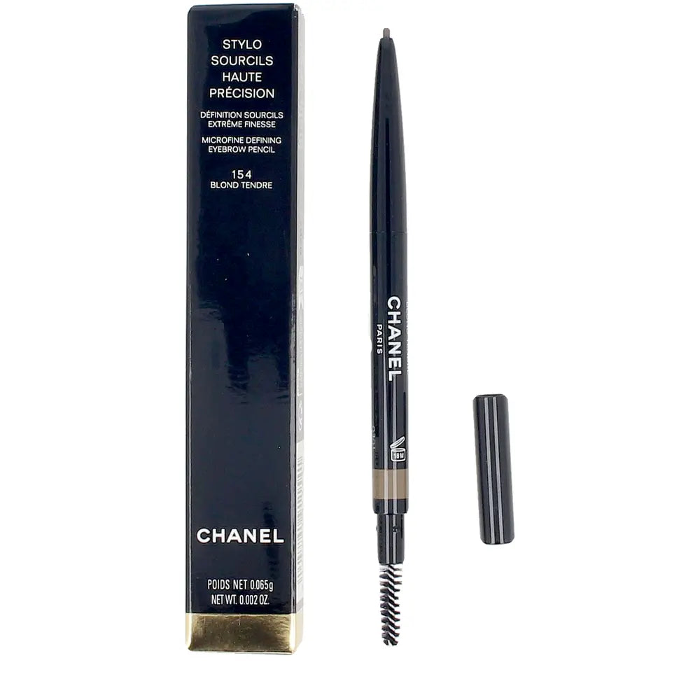 CHANEL-LÁPIS DE SOBRANCELHAS DE ALTA PRECISÃO STYLO SOURCILS 154 LOIRO MACIO 0,65 g-DrShampoo - Perfumaria e Cosmética