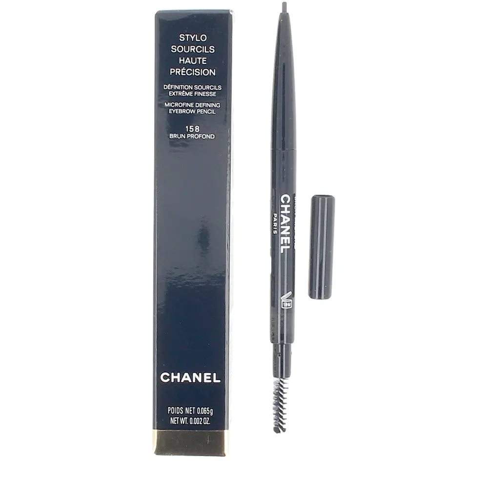 CHANEL-LÁPIS DE SOBRANCELHAS DE ALTA PRECISÃO STYLO SOURCILS 158 CASTANHO ESCURO 0,65 g-DrShampoo - Perfumaria e Cosmética