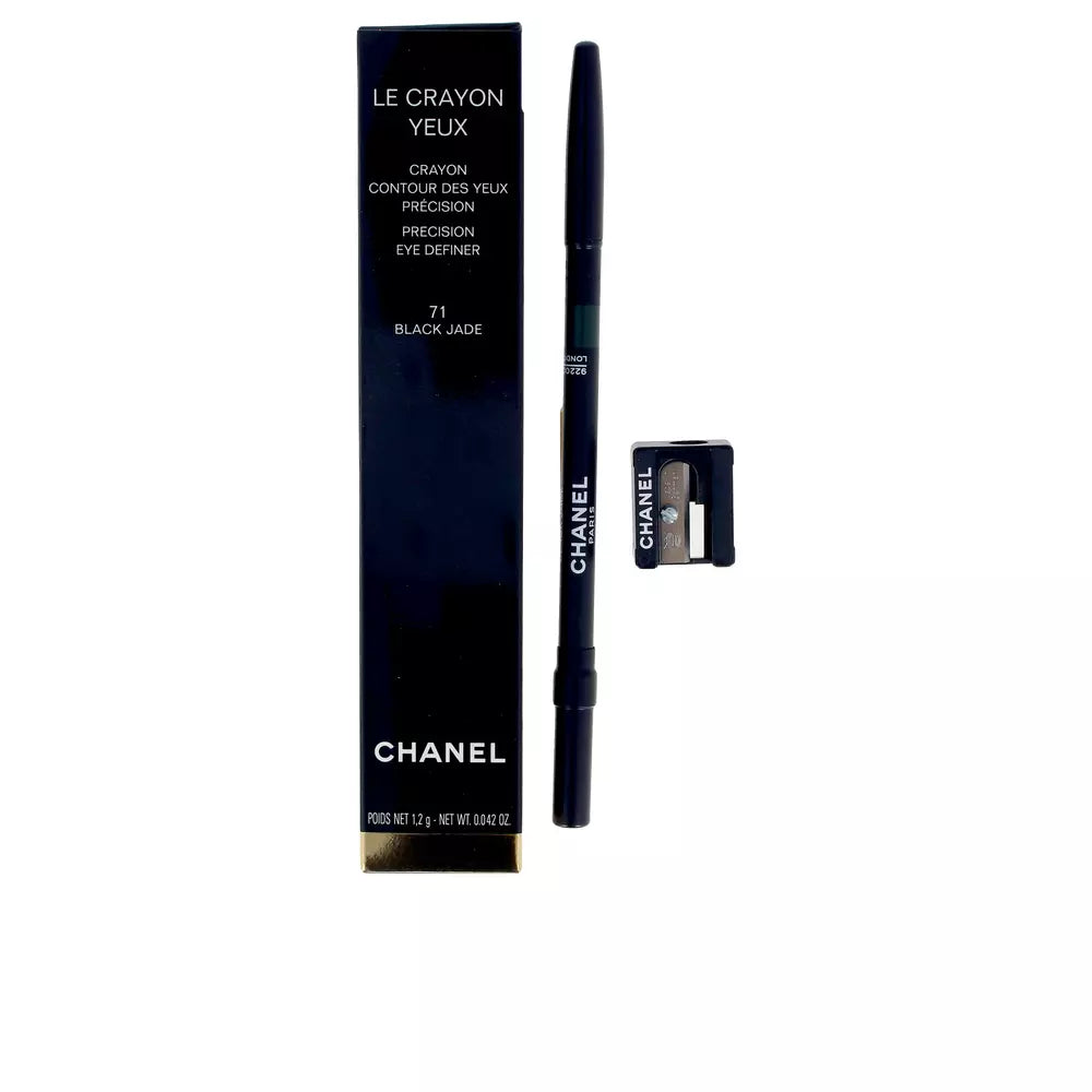 CHANEL-LE CRAYON YEUX definidor de olhos de precisão jade preto 71 1 un-DrShampoo - Perfumaria e Cosmética