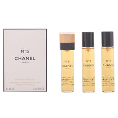 CHANEL-Nº 5 edt spray twist & spray 3 recargas x 20 ml-DrShampoo - Perfumaria e Cosmética