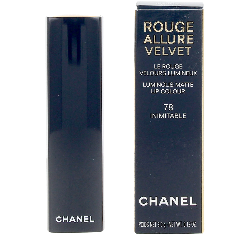 CHANEL-ROUGE ALLURE VELVET 78 Inimitável 36 gr.-DrShampoo - Perfumaria e Cosmética
