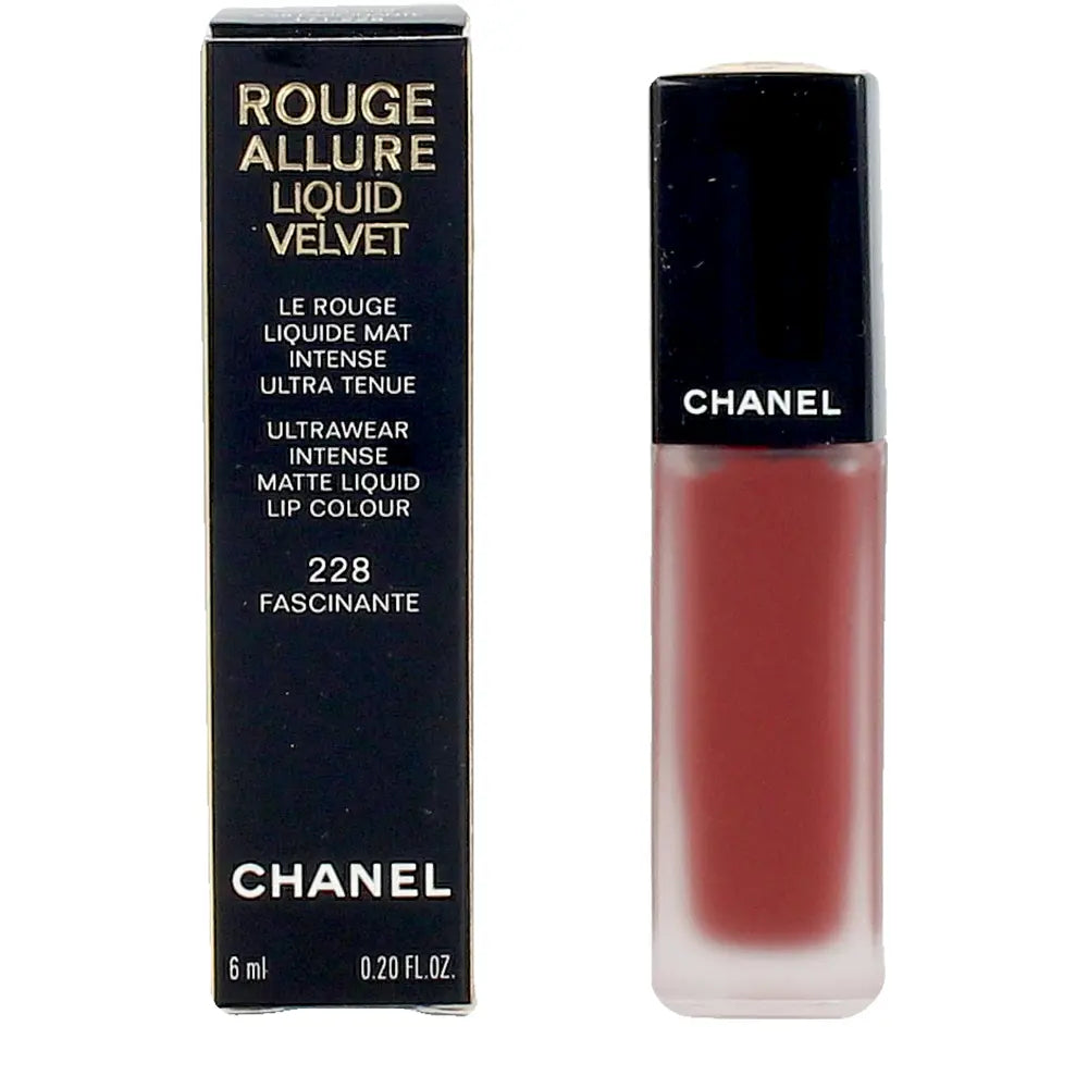 CHANEL-VELUDO LÍQUIDO ROUGE ALLURE 228 FASCINANTE 6 ml-DrShampoo - Perfumaria e Cosmética