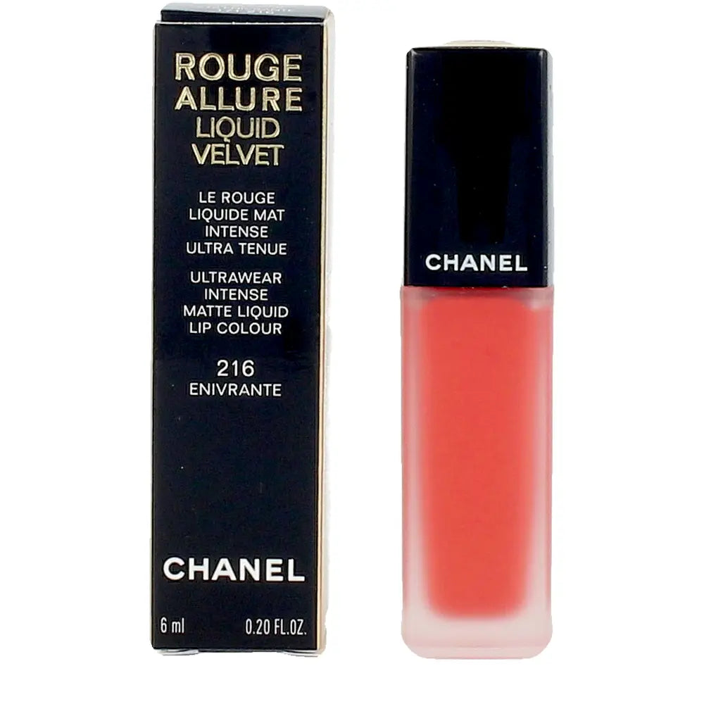 CHANEL-VELVET LIQUIDO ROUGE ALLURE 216 ENIVRANTE 6 ML-DrShampoo - Perfumaria e Cosmética