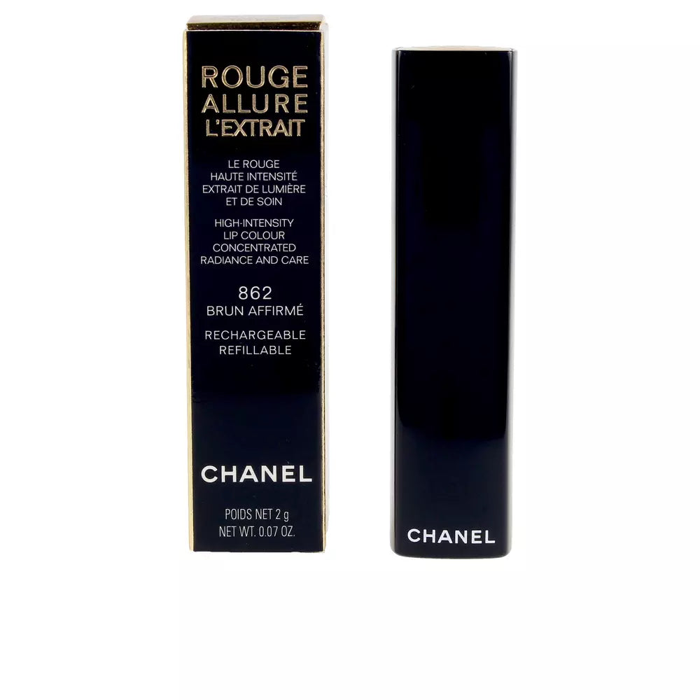 CHANEL-batom ROUGE ALLURE L EXTRAIT brun asserte 862 1 unidade-DrShampoo - Perfumaria e Cosmética