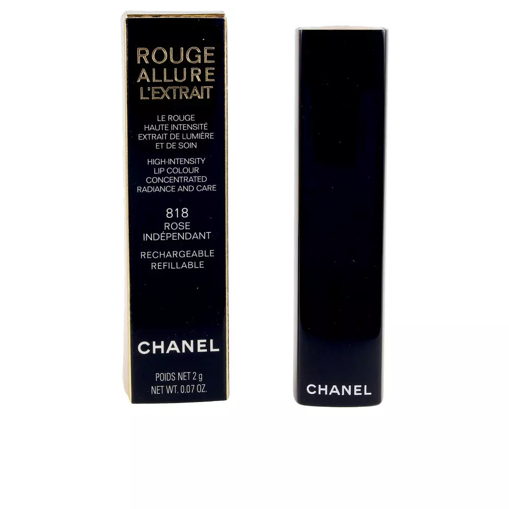 CHANEL-batom ROUGE ALLURE L EXTRAIT rose independente 818 1 unidade-DrShampoo - Perfumaria e Cosmética
