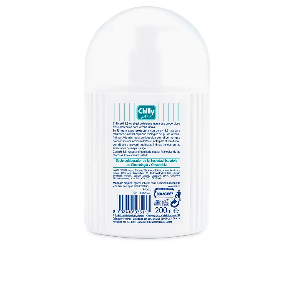 CHILLY-PROTEÇÃO EXTRA PH 3.5 gel íntimo 200 ml-DrShampoo - Perfumaria e Cosmética