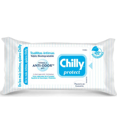 CHILLY-PROTEÇÃO EXTRA lenços íntimos 12 unidades-DrShampoo - Perfumaria e Cosmética