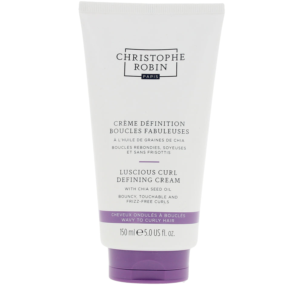 CHRISTOPHE ROBIN-CREME DEFINIDOR LUCIOUS CURL 150 ml.-DrShampoo - Perfumaria e Cosmética