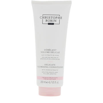 CHRISTOPHE ROBIN-Condicionador DELICADO VOLUMIZANTE com Extratos de Rosa 200 ml-DrShampoo - Perfumaria e Cosmética Imagen principal del producto