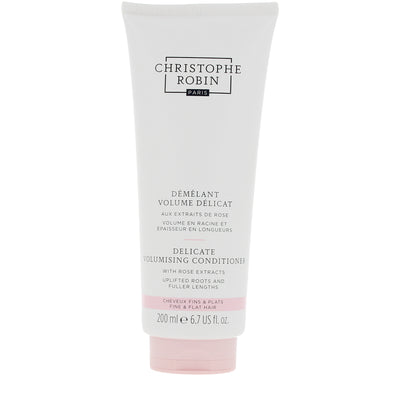 CHRISTOPHE ROBIN-Condicionador DELICADO VOLUMIZANTE com Extratos de Rosa 200 ml-DrShampoo - Perfumaria e Cosmética