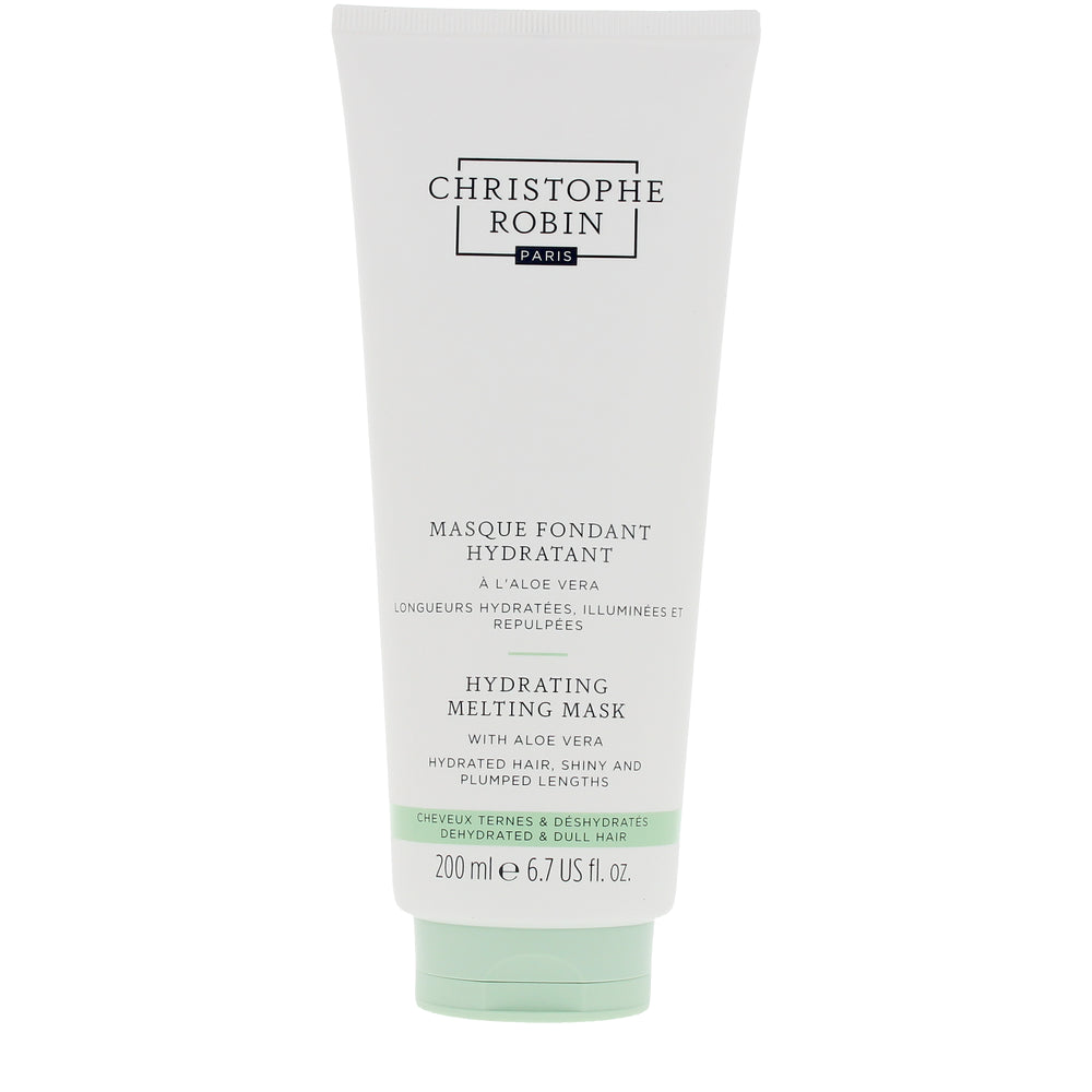 CHRISTOPHE ROBIN-Máscara hidratante derretida com Aloe Vera 200 ml-DrShampoo - Perfumaria e Cosmética