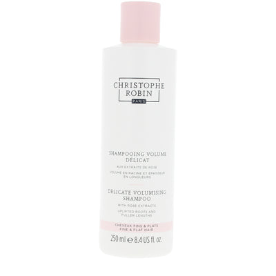 CHRISTOPHE ROBIN-Shampoo DELICADO VOLUMIZANTE com Extratos de Rosa 250 ml-DrShampoo - Perfumaria e Cosmética