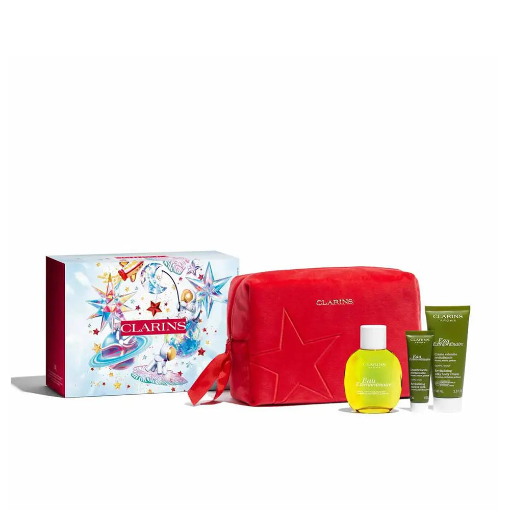 CLARINS-ÁGUA DYNAMISANTE CASE 3 pcs.-DrShampoo - Perfumaria e Cosmética