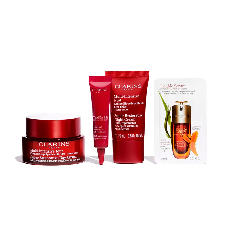 CLARINS-CREME DE DIA MULTI-INTENSIVO ESTUCHE 5 pz.-DrShampoo - Perfumaria e Cosmética
