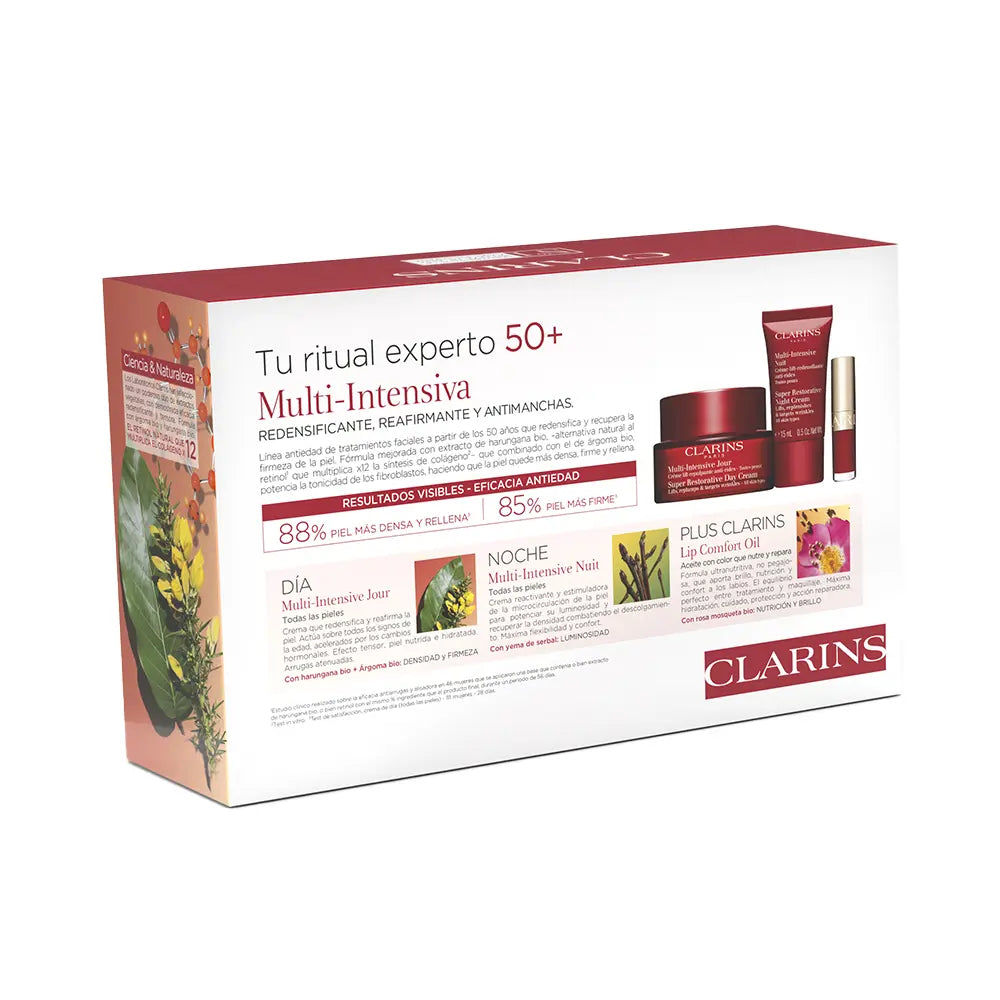 CLARINS-CREME DIA TODOS OS TIPOS DE PELE SPF15 MULTI INTENSIVO PACOTE 3 pcs.-DrShampoo - Perfumaria e Cosmética