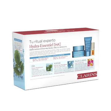CLARINS-CREME HIDRATANTE HYDRA ESSENTIEL - EMBALAGEM COM 3 PCS.-DrShampoo - Perfumaria e Cosmética Imagem principal do produto