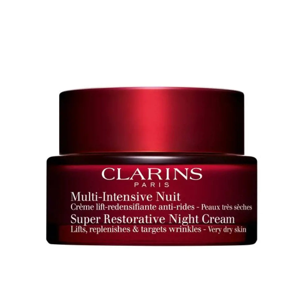 CLARINS-CREME MULTI INTENSIVO NOTURNO PELES SECAS 50 ml-DrShampoo - Perfumaria e Cosmética