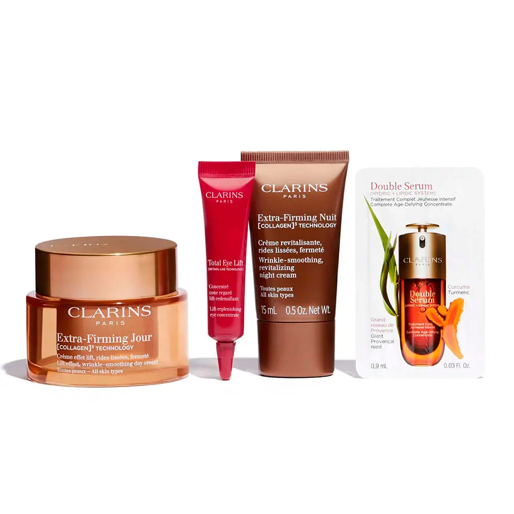 CLARINS-CREME TODO TIPO DE PELES EXTRA FIRMA ESTUCHE 5 pz.-DrShampoo - Perfumaria e Cosmética