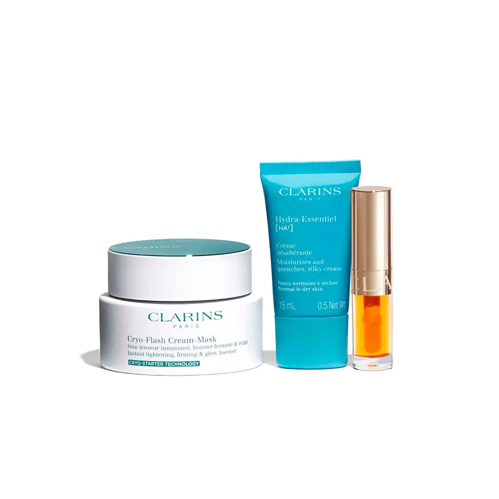 CLARINS-CRYO FLASH MASCARILLA ESTUCHE 4 pz.-DrShampoo - Perfumaria e Cosmética