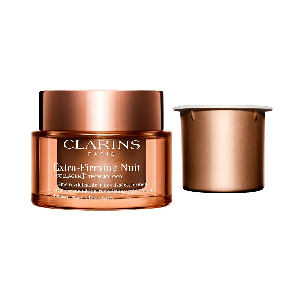 CLARINS-Creme noturno EXTRA FIRMING para todos os tipos de pele recarrega 50 ml-DrShampoo - Perfumaria e Cosmética
