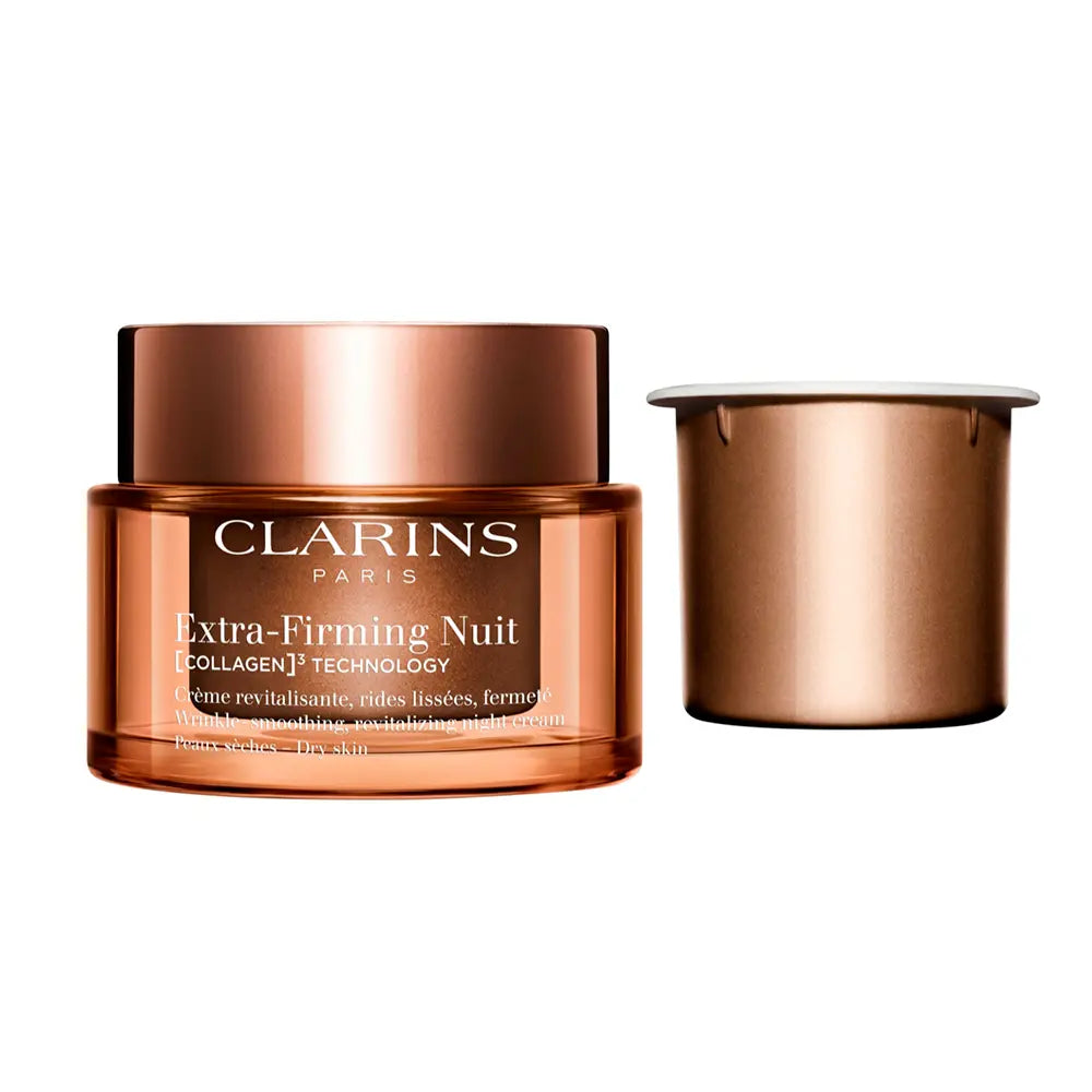CLARINS-Creme noturno EXTRA FIRMING pele seca recarga 50 ml-DrShampoo - Perfumaria e Cosmética