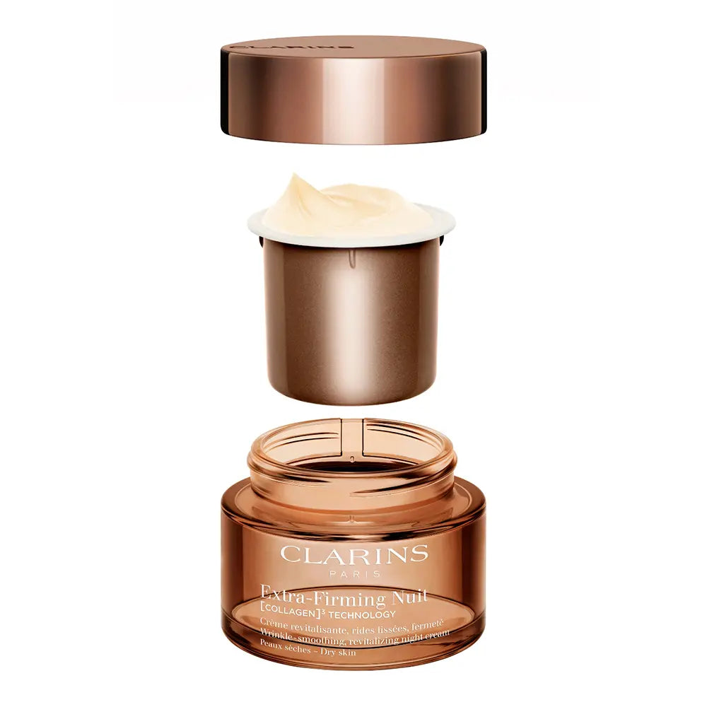 CLARINS-Creme noturno EXTRA FIRMING pele seca recarga 50 ml-DrShampoo - Perfumaria e Cosmética