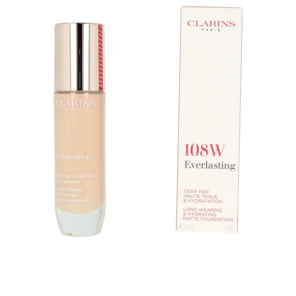 CLARINS-EVERLASTING teint mat haute tenue 108W areia 30 ml-DrShampoo - Perfumaria e Cosmética