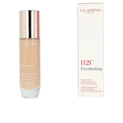 CLARINS-EVERLASTING teint mat haute tenue 112C âmbar 30 ml-DrShampoo - Perfumaria e Cosmética