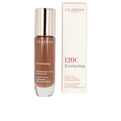 CLARINS-EVERLASTING teint mat haute tenue 120C expresso 30 ml-DrShampoo - Perfumaria e Cosmética