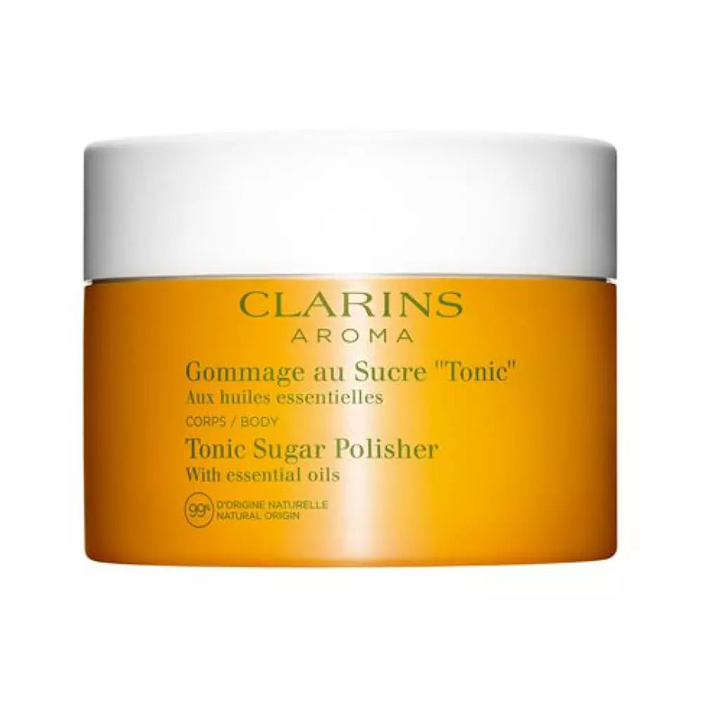 CLARINS-Esfoliante de Açúcar Tônico com Óleos Essenciais 250 g.-DrShampoo - Perfumaria e Cosmética