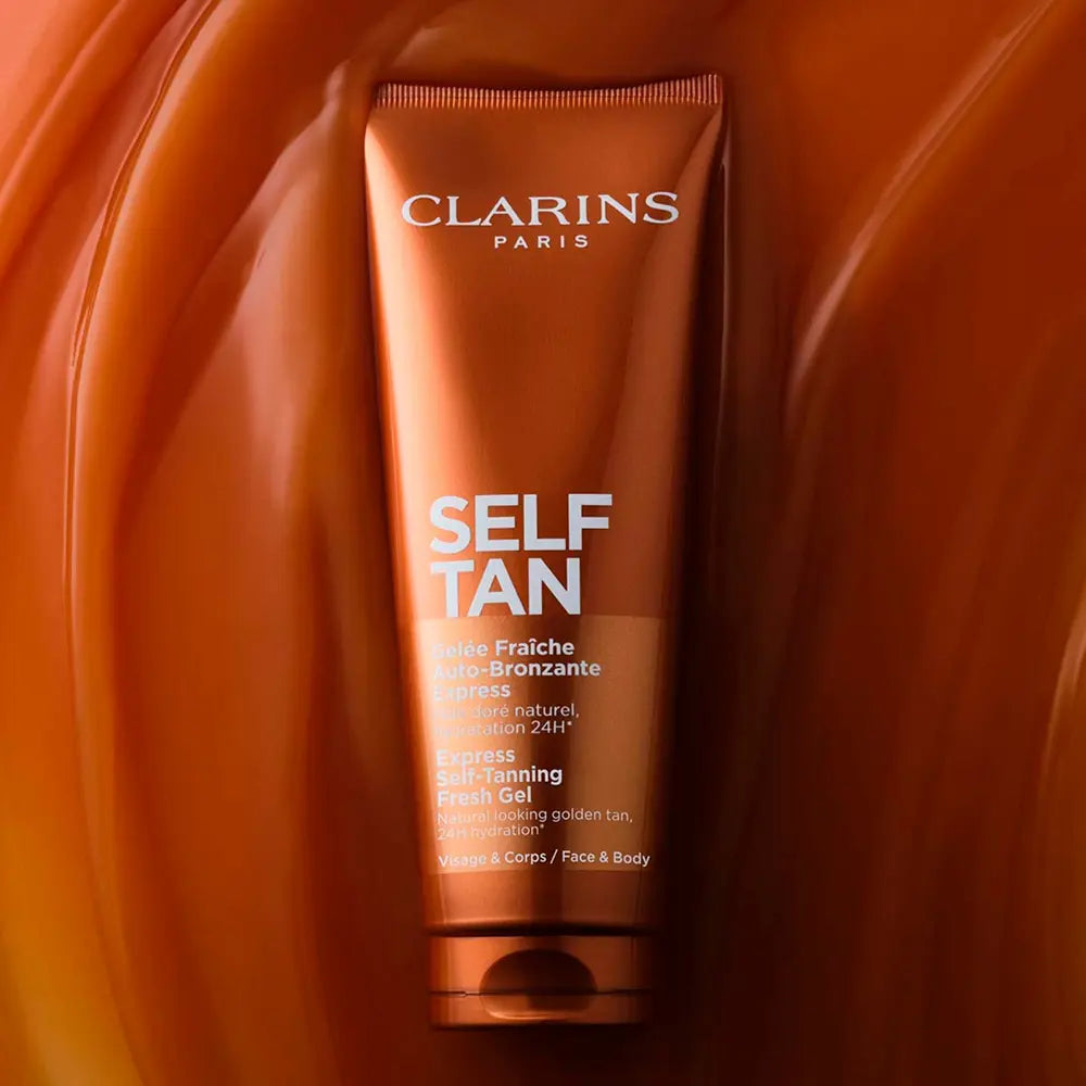 CLARINS-Gel autobronzeador para rosto e corpo 125 ml.-DrShampoo - Perfumaria e Cosmética