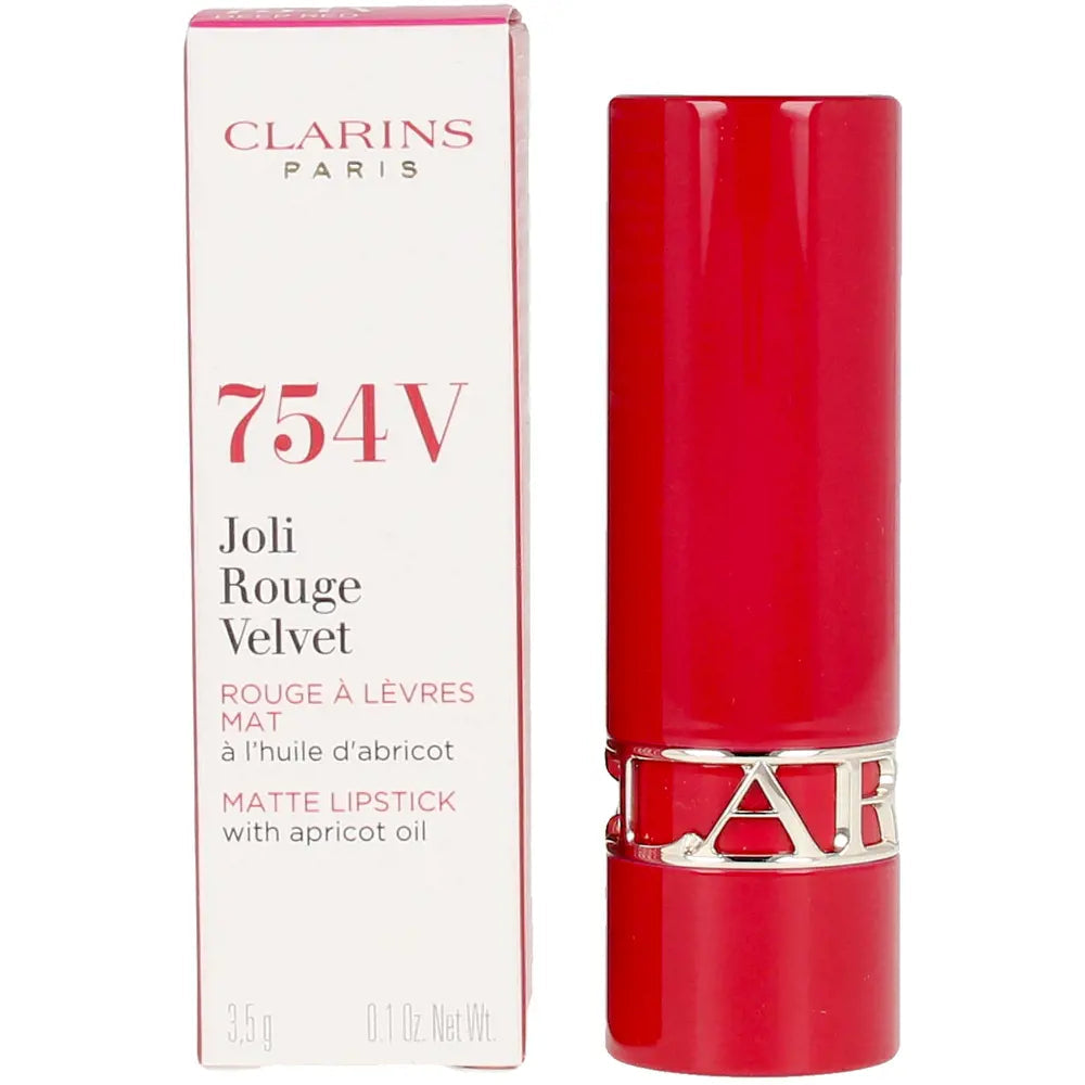 CLARINS-JOLI ROUGE VELVET 754V deep red 35 gr-DrShampoo - Perfumaria e Cosmética