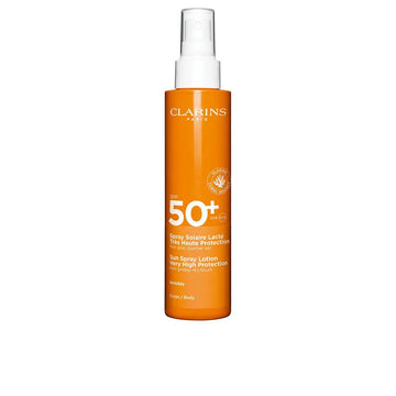 CLARINS-Leite hidratante em spray para o corpo UVA/UVB50+ 150 ml.-DrShampoo - Perfumaria e Cosmética Imagen principal del producto