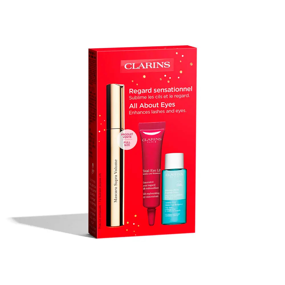 CLARINS-MÁSCARA SUPRA VOLUME ESTUCHE 3 pz.-DrShampoo - Perfumaria e Cosmética