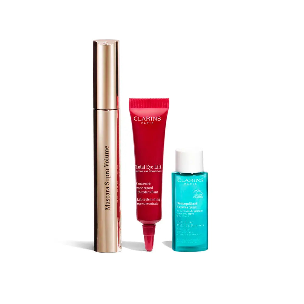 CLARINS-MÁSCARA SUPRA VOLUME ESTUCHE 3 pz.-DrShampoo - Perfumaria e Cosmética