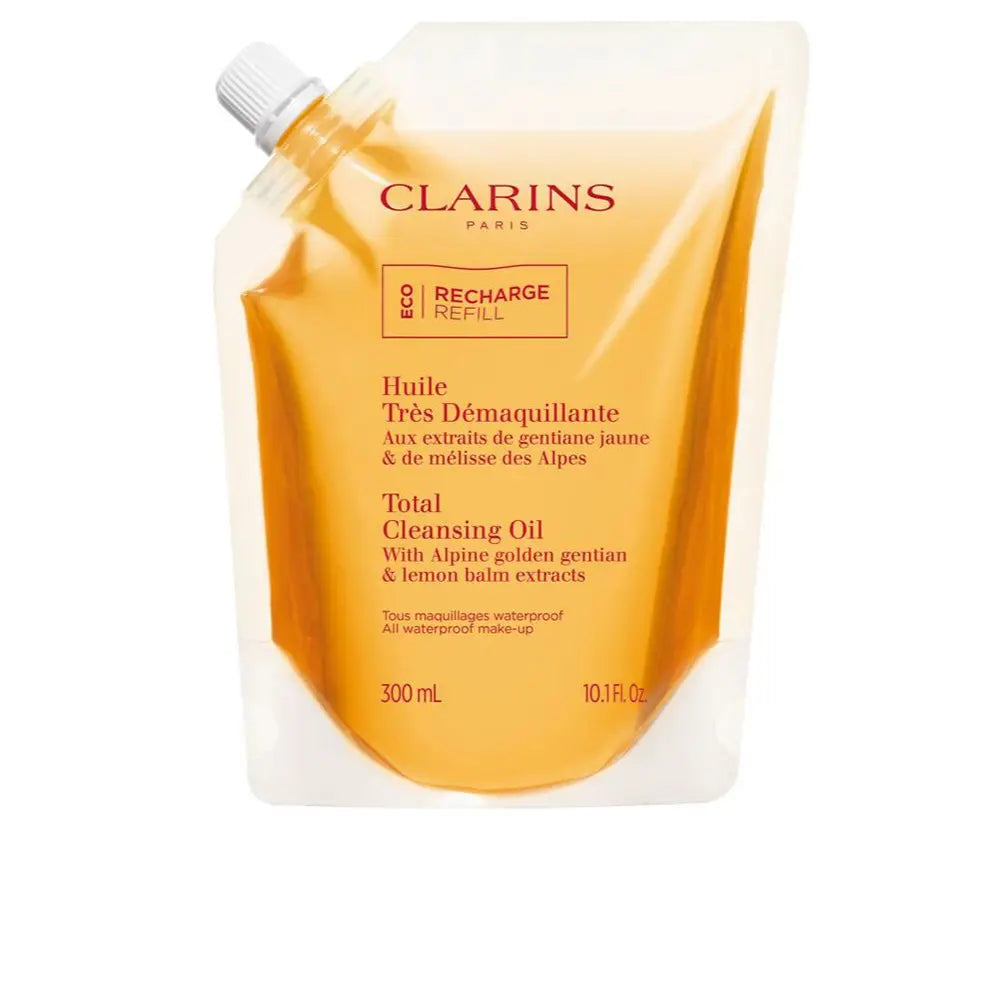 CLARINS-ÓLEO DE REMOÇÃO DE MAQUIAGEM SUPER recarga 300 ml-DrShampoo - Perfumaria e Cosmética