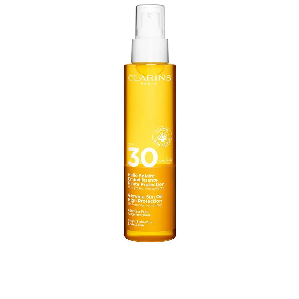 CLARINS-Óleo corporal em névoa SOLAR UVA/UVB30 150 ml.-DrShampoo - Perfumaria e Cosmética