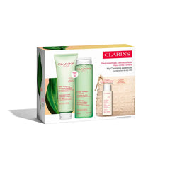 CLARINS-PELLES MISTAS-GORDAS ESSENCIAIS DE LIMPEZA ESTOJO 4 pz.-DrShampoo - Perfumaria e Cosmética