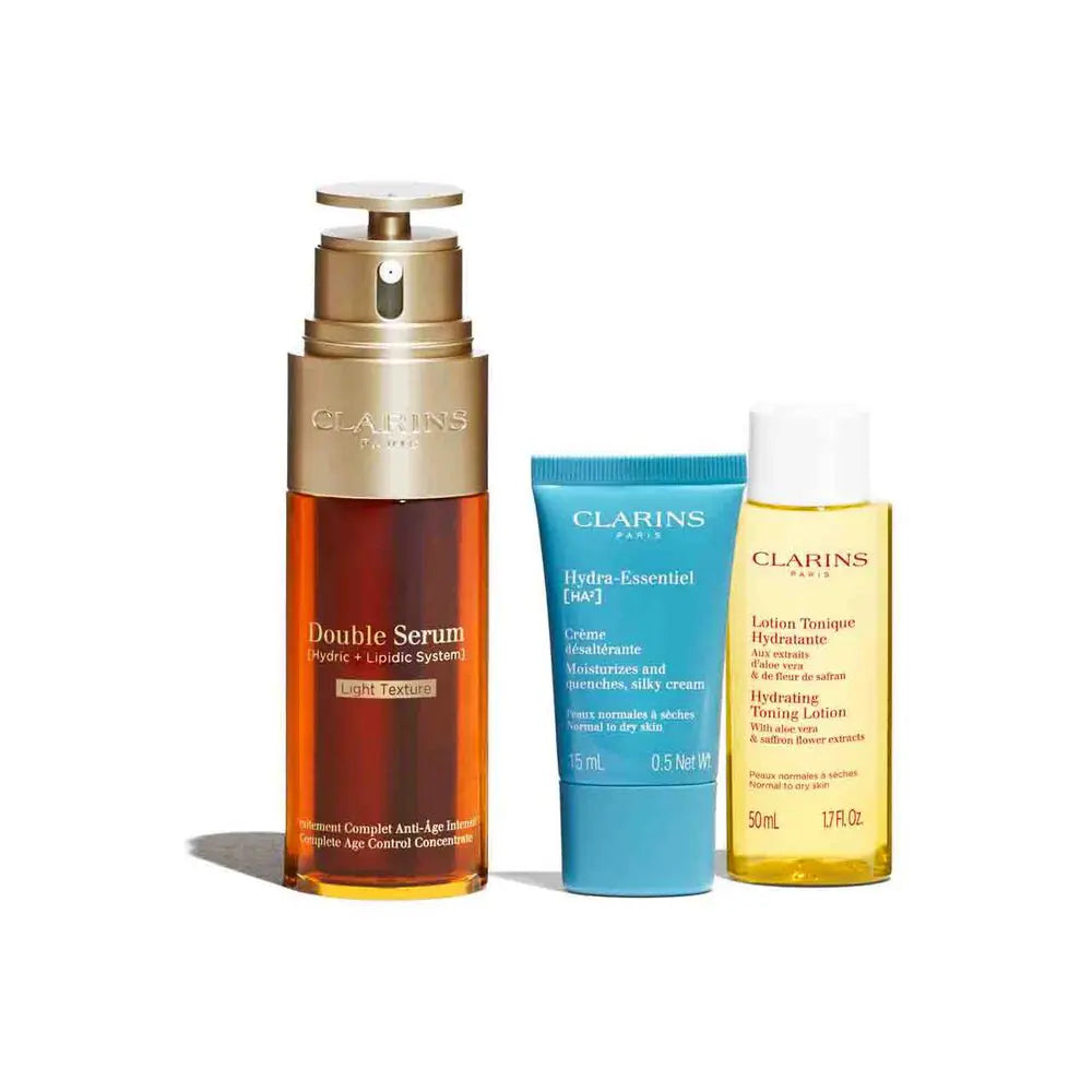 CLARINS-SERUM DUPLO TEXTURA LEVE CAIXA 4 unidades-DrShampoo - Perfumaria e Cosmética