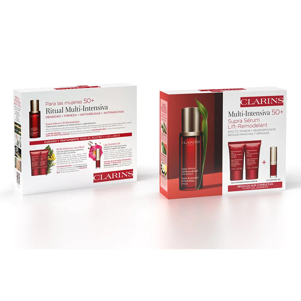 CLARINS-SÉRUM SUPRA MULTI-INTENSIVO - CASE 2 UNIDADES-DrShampoo - Perfumaria e Cosmética