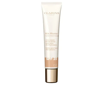 CLARINS-SKIN ILLUSION TINTED MOISTURIZER tratamento antienvelhecimento com cor e brilho FPS 25 #02 40 ml-DrShampoo - Perfumaria e Cosmética Image principale du produit