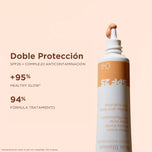 CLARINS-SKIN ILLUSION TINTED MOISTURIZER tratamento antienvelhecimento com cor e brilho FPS 25 #04 40 ml-DrShampoo - Perfumaria e Cosmética